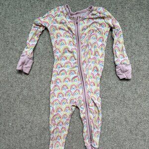 Little Sleepies Pastel Rainbow Zippy (3-6M)